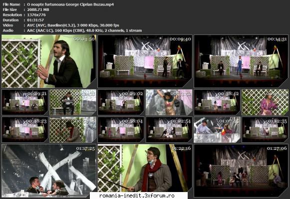 O Noapte Furtunoasa (Teatru George Ciprian Buzau) (2020) - sasadoru - Teatru rom�nesc - Romanian Theater