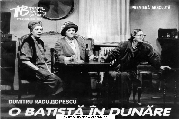 O batista in Dunare (1996) (Teatru) - Inclus in Catalog, Sectiune Teatru - Teatru rom�nesc - Romanian Theater