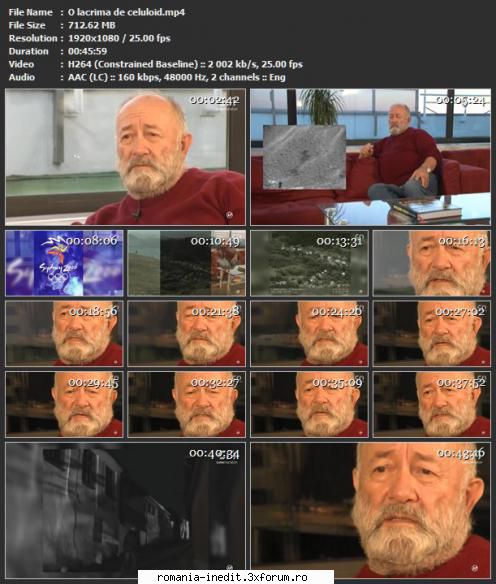 O lacrima de celuloid - Iosif Demian debutează după absolvirea - Filme Documentare