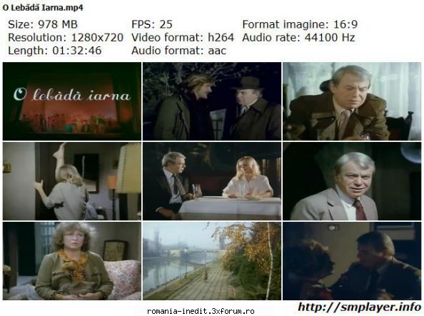 O lebada iarna (1983) - O Lebada Iarna (1983) A Swan in Winter - Filme rom�nesti - Romanian Movies