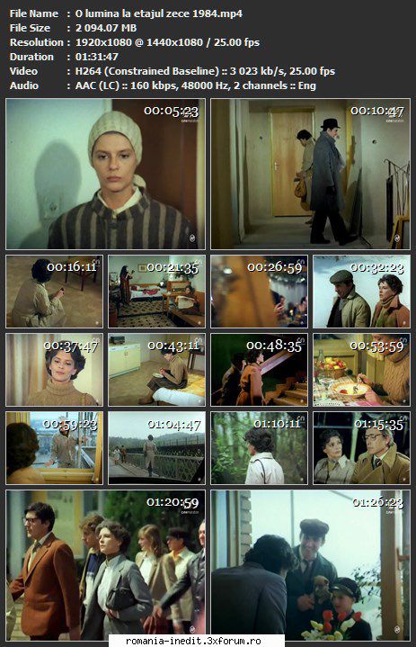 O lumina la etajul zece (1984) - sasadoru - Filme rom�nesti - Romanian Movies