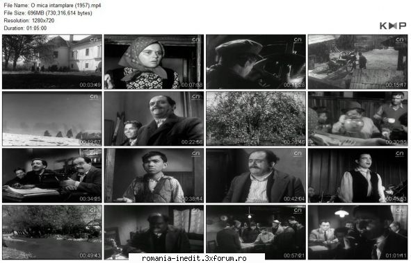 O mică �nt�mplare!... (1957) - scos jurnalul sportive si pe Gianni - Filme rom�nesti - Romanian Movies