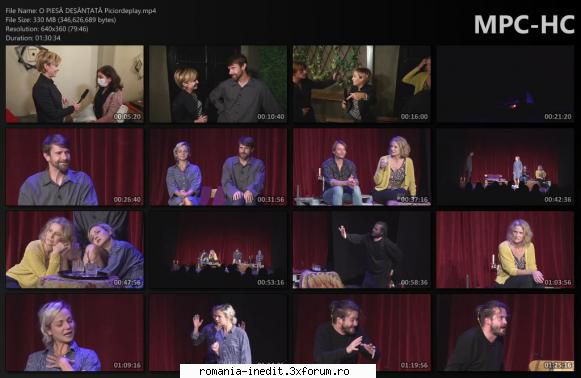 O piesa desantata(Teatrul Infinit) - Distribuție: Marius Manole - Teatru rom�nesc - Romanian Theater