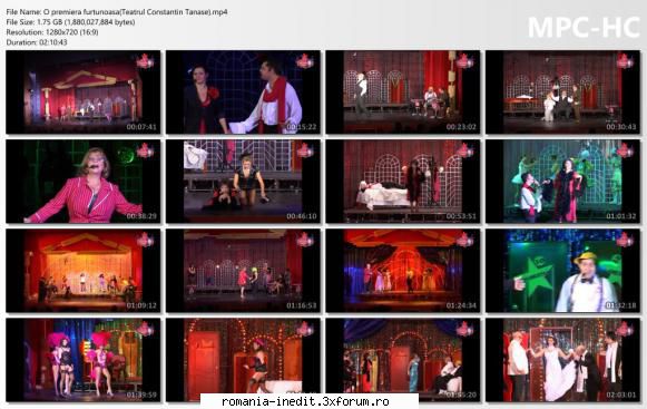 O premiera furtunoasa(Teatrul Constantin Tanase) - regia CEZAR GHIOCA un - Teatru rom�nesc - Romanian Theater