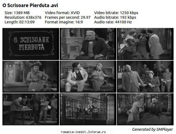 O scrisoare pierduta (1953) - O Scrisoare Pierduta (1953) A Lost Letter - Filme rom�nesti - Romanian Movies