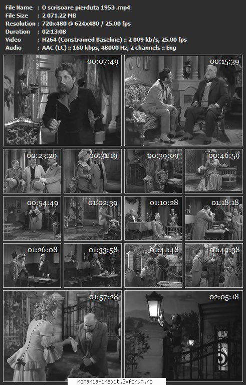 O scrisoare pierduta (1953) - sasadoru - Filme rom�nesti - Romanian Movies