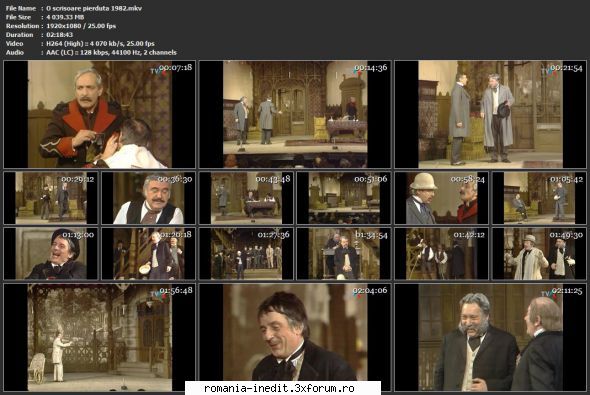 O scrisoare pierduta (1982) (Teatru) - sasadoru - Teatru rom�nesc - Romanian Theater