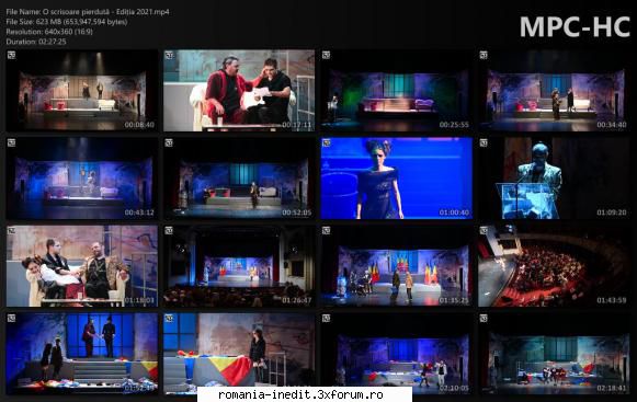 O scrisoare pierdută(Teatrul Ioan Slavici Arad) - Autor: I.L. Caragi - Teatru rom�nesc - Romanian Theater