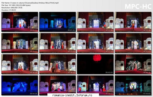 O seara in catunul Dicanca(Studioul Artistuc Micul Print) - bgl23 - Teatru rom�nesc - Romanian Theater