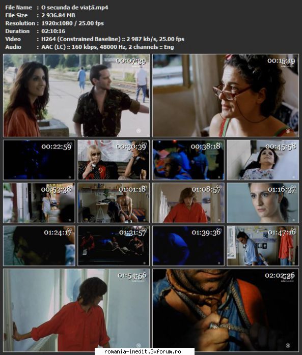 O secunda de viata (2009) - sasadoru - Filme rom�nesti - Romanian Movies