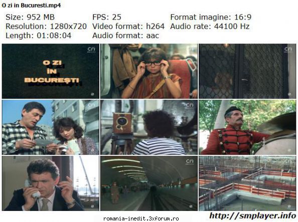 O zi �n Bucuresti (1987) - O zi in Bucuresti (1986) A Day in Bucharest - Filme rom�nesti - Romanian Movies
