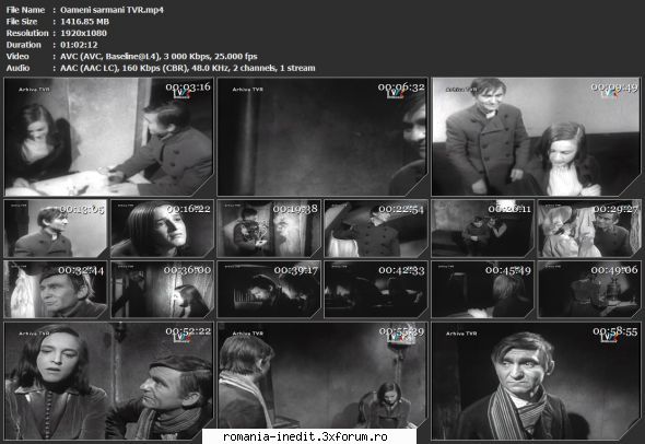 Oameni sărmani (1969) (Teatru TV) - sasadoru - Teatru rom�nesc - Romanian Theater