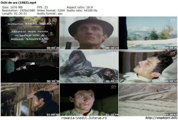 Ochi de urs (1983) - marianvo - Filme rom�nesti - Romanian Movies
