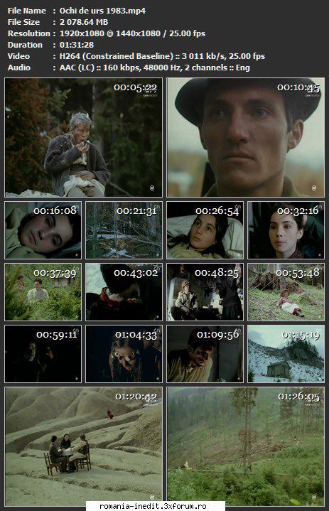 Ochi de urs (1983) - sasadoru - Filme rom�nesti - Romanian Movies