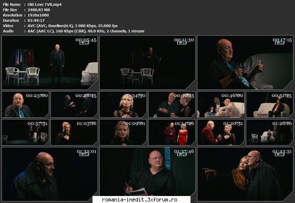 Old Love (2020) (Teatrul Alexandru Davila Pitești) - sasadoru - Teatru rom�nesc - Romanian Theater