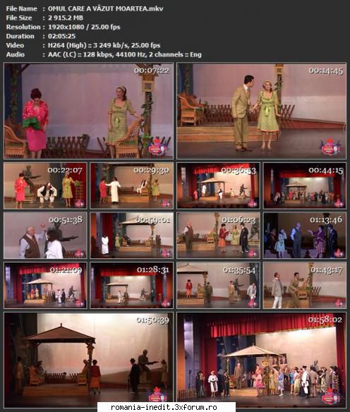 Omul care a vazut moartea (Teatrul Constantin Tanase) - Regia: Constantin - Teatru rom�nesc - Romanian Theater