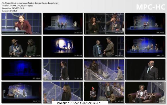 Omul cu martoaga(Teatrul George Ciprian Buzau) - Distribuție: Dan - Teatru rom�nesc - Romanian Theater
