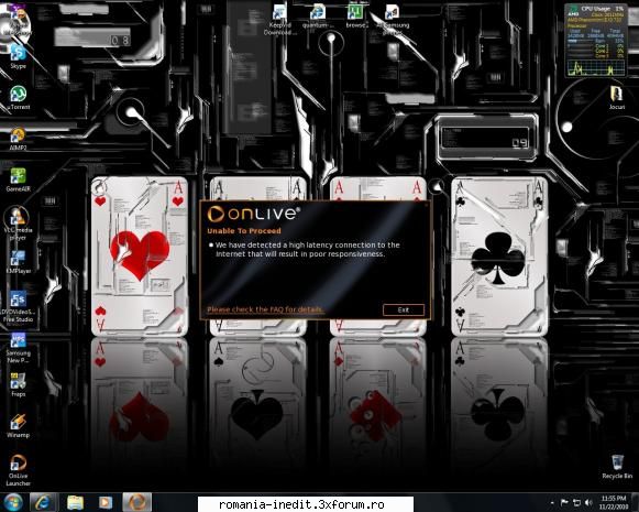 Onlive - pacat,nu se poate face nimic? - Off Topic