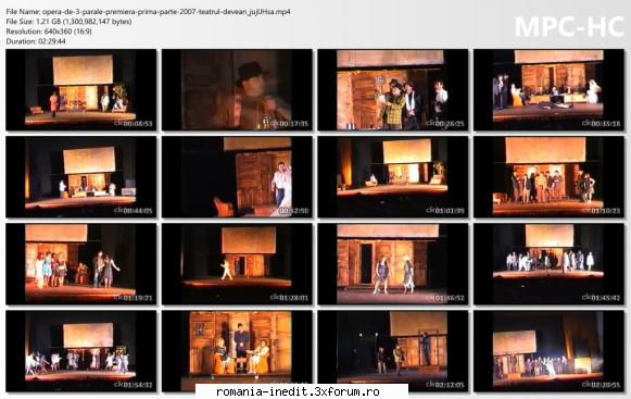 Opera de trei parale(Teatrul de Arta Deva) - bgl23 - Teatru rom�nesc - Romanian Theater