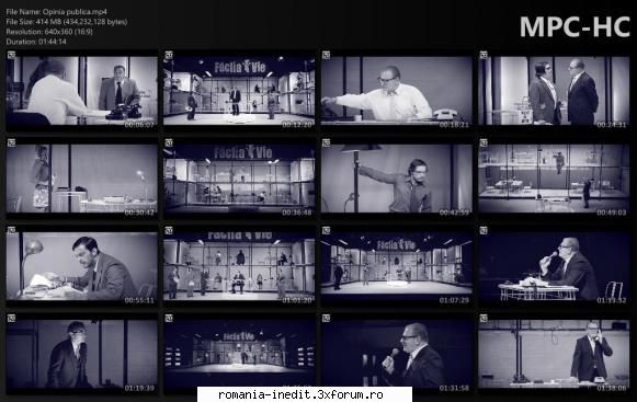 Opinia publica(Teatrul Radu Stanca) - Text: Aurel Baranga Regia - Teatru rom�nesc - Romanian Theater