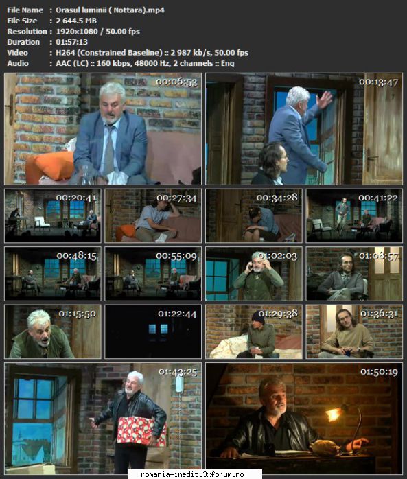 Orasul luminii(Teatrul Nottara) - sasadoru - Teatru rom�nesc - Romanian Theater