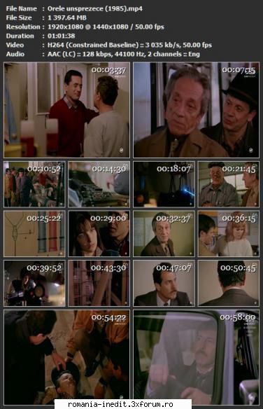 Orele unsprezece (1985) - Orele unsprezece (1985) Regia Lucian Bratu Cu - Filme rom�nesti - Romanian Movies