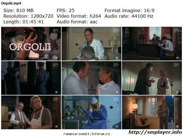 Orgolii (1981) - Orgolii (1981) Vanity - Filme rom�nesti - Romanian Movies