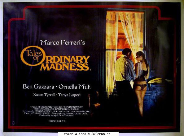 Ornella Muti - Tales of Ordinary Madness Storie di ordinaria - Filme clasice - Old Movies