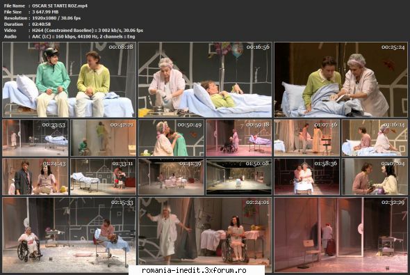 Oscar si Tanti Roz(Teatrul Bulandra) - sasadoru - Teatru rom�nesc - Romanian Theater