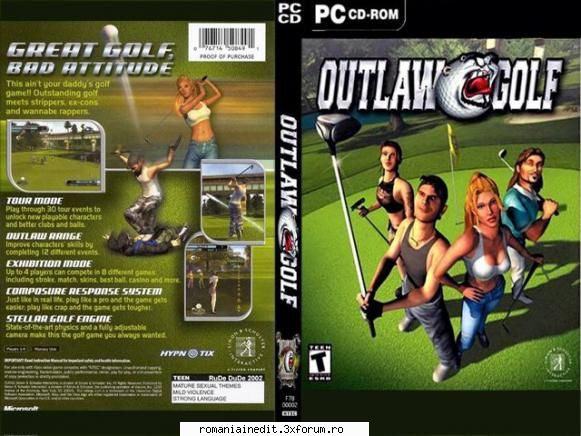 Outlaw Golf - Players take control of 10 playable characters - Full Games