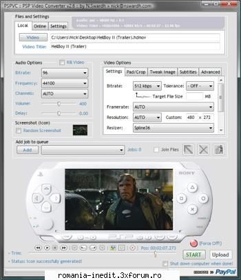 PSPVC v2.6 - PSP Video Converter Download - Emulatoare