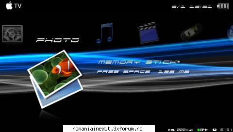 PSP Soft !!! - PSP-HUD v1.22 foarte bun plug in. arata ora, CPU - Emulatoare
