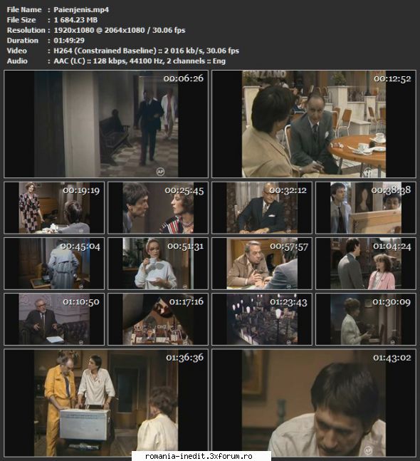 Paienjenis (1987) - sasadoru - Filme rom�nesti - Romanian Movies