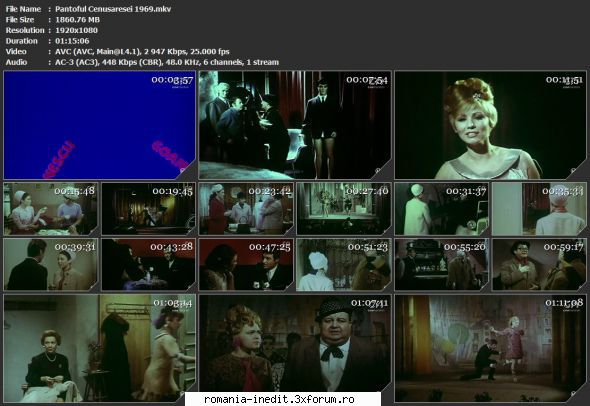 Pantoful Cenusaresei (1969) - sasadoru - Filme rom�nesti - Romanian Movies