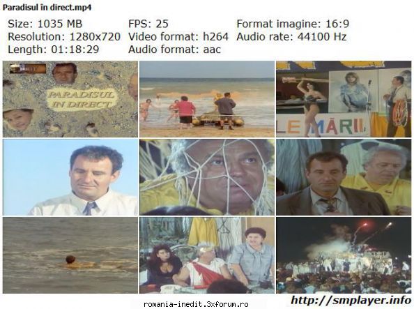 Paradisul in direct (1994) - Paradisul �n direct (1994) Direct Broadcast - Filme rom�nesti - Romanian Movies