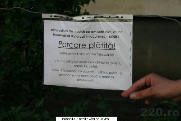 Parcare cu plata - Oare cat o fi locul de parcare? - Funny