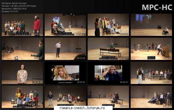 Parintii mei(Theatre de la Ville) - Conception et r�alisation Mohamed El - Teatru rom�nesc - Romanian Theater