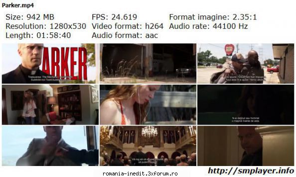 Parker (2013) BRRip 870 MB - Parker (2013) Audio / Engleza Subtitrare / Romana - Filme - Movies