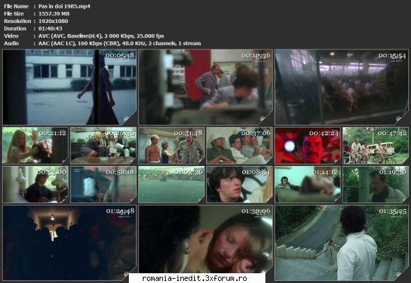 Pas in doi (1985) - sasadoru - Filme rom�nesti - Romanian Movies