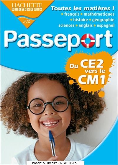 Passeport du CE2 vers le CM1 ( CD-ROM) - Cursuri in limba franceza I. Les - Carti pentru copii - Books