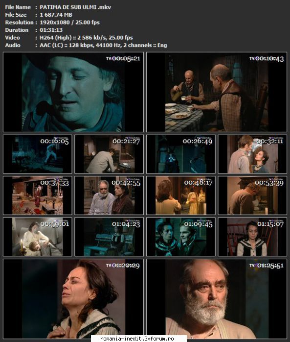Patima de sub ulmi (Teatru TV) - sasadoru - Teatru rom�nesc - Romanian Theater