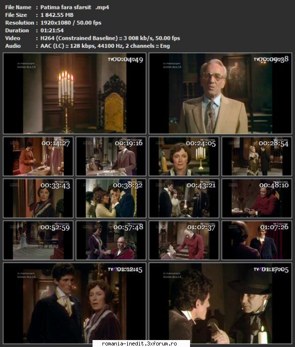 Patima fara sfarsit (Teatru TV) - sasadoru - Teatru rom�nesc - Romanian Theater