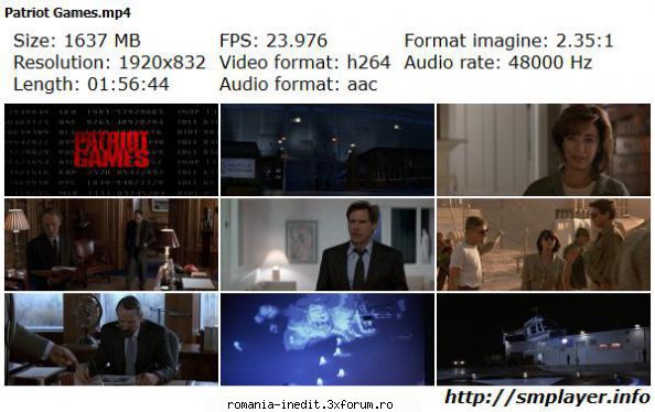 Patriot Games (1992) - Patriot Games (1992) Audio / Engleza Subtitrare / - Filme - Movies