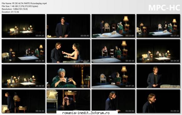 Pe de alta parte - De Lia Bugnar Cu: Marius Manole, Carmen - Teatru rom�nesc - Romanian Theater