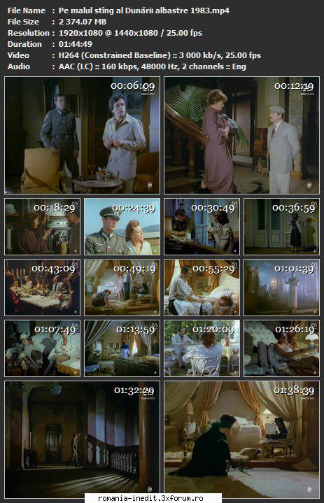 Pe malul stang al Dunarii albastre (1983) - sasadoru - Filme rom�nesti - Romanian Movies