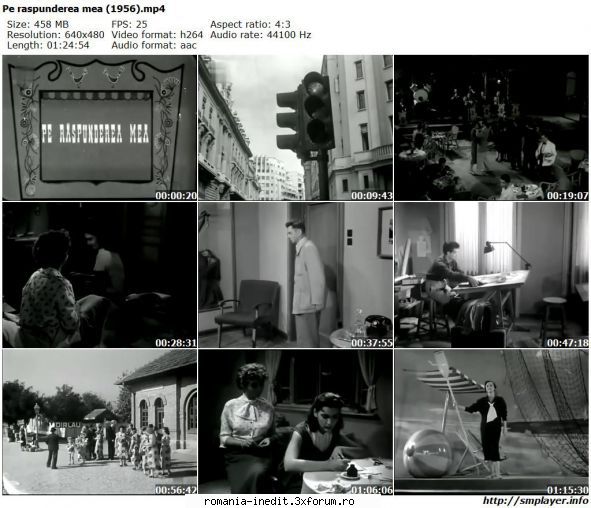 Pe raspunderea mea (1956) - marianvo - Filme rom�nesti - Romanian Movies