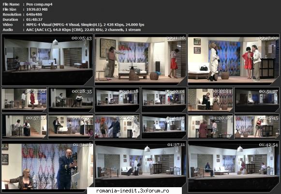 Pensiune Completa (Teatrul Mic) 2012 - sasadoru - Teatru rom�nesc - Romanian Theater