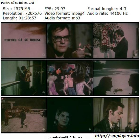Pentru ca se iubesc (1972) - Repostare !! Pentru ca se iubesc (1972) - Filme rom�nesti - Romanian Movies