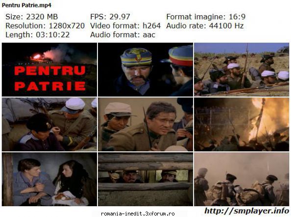 Pentru patrie (1977) - Pentru Patrie (1977) For the Motherland Multumiri - Filme rom�nesti - Romanian Movies