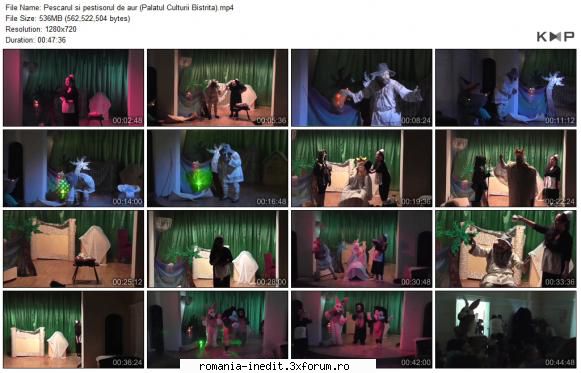 Pescarul si pestisorul de aur (Palatul Culturii Bistrita) - raganar - Teatru rom�nesc - Romanian Theater